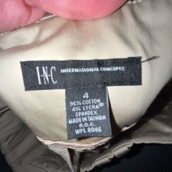 INC. International Concepts khaki dress shorts 4 - Picture 3 of 3